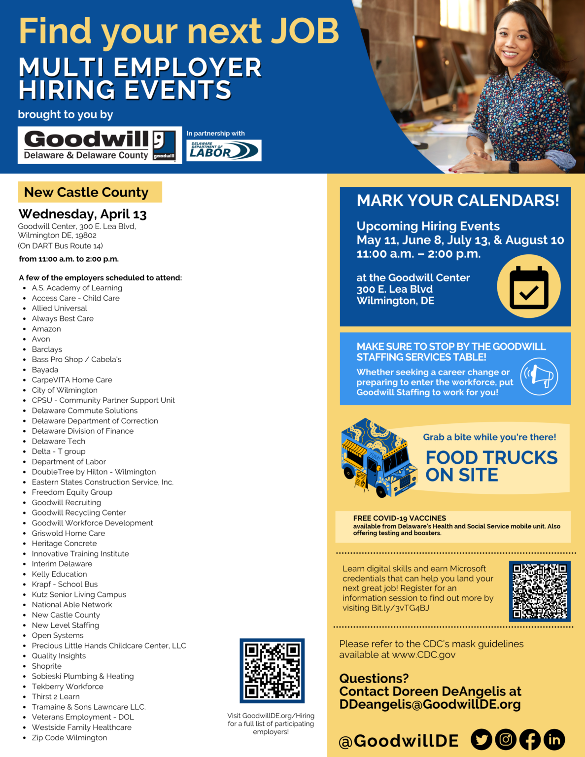 Goodwill Hiring Event Delaware Commute Solutions